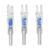 3PCS Archery Lighted Nocks Plastic Automatic with Switch 6.2mm Inner