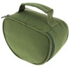 3 x Large Deluxe Zip Up Green Padded Reel Bag