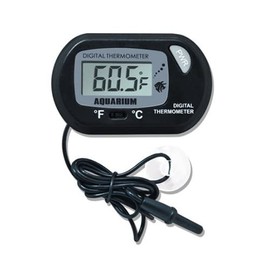 Water Thermometer Digital Aquarium On/Off Function, LCD, Aquarium, Thermometer