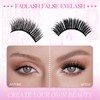 FADLASH False Eyelashes 10 Pairs Faux Mink Lashes Wispy Fake