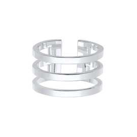 Elli 0604750717 Women's Ring 925 Silver, Silver, No Gemstone