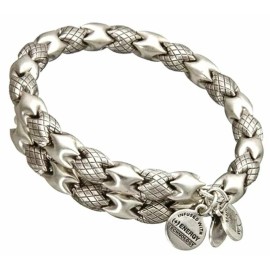 Alex and Ani MEDINA WRAP Bracelet Energy SILVER  VW350RS ENERGY+ USA MADE