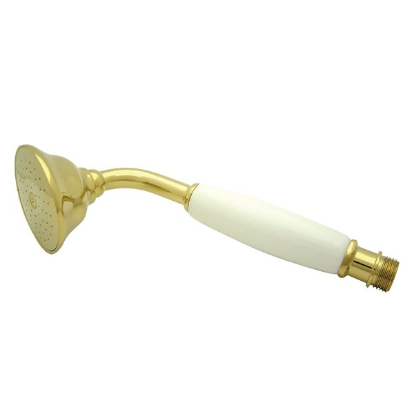 Kingston Brass K105A2 Victorian Hand Shower, 8-3/8 inch Length, Polished Brass