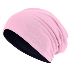 Hatstar Long Slouchy Beanie, 2-in-1 Reversible Jersey Hat in 45 Colours -