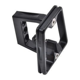 Litepro Folding Bicycle Split Pig Nose Pad Aluminum Alloy 3 Hole Front Shelf Front Bracket For Brompton (Black)