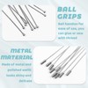 30 Pcs Brooch Pin Sticks, 9cm Long Hat Pins for