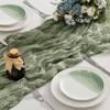 WAITER TREE Cheesecloth Table Runner Boho Gauze Long Rustic Sheer