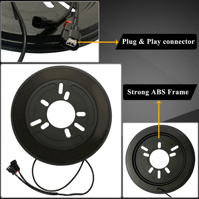 For Bronco Spare Tire Brake Light Red LED Third 3rd