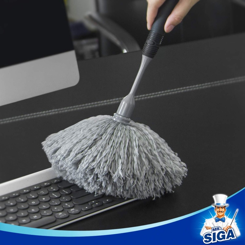 MR.SIGA Microfiber Delicate Duster Refills, Detachable and Washable Duster Head,