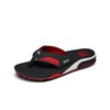Reef Men's Fanning Pregame Flip-Flop, Black/Red, 12