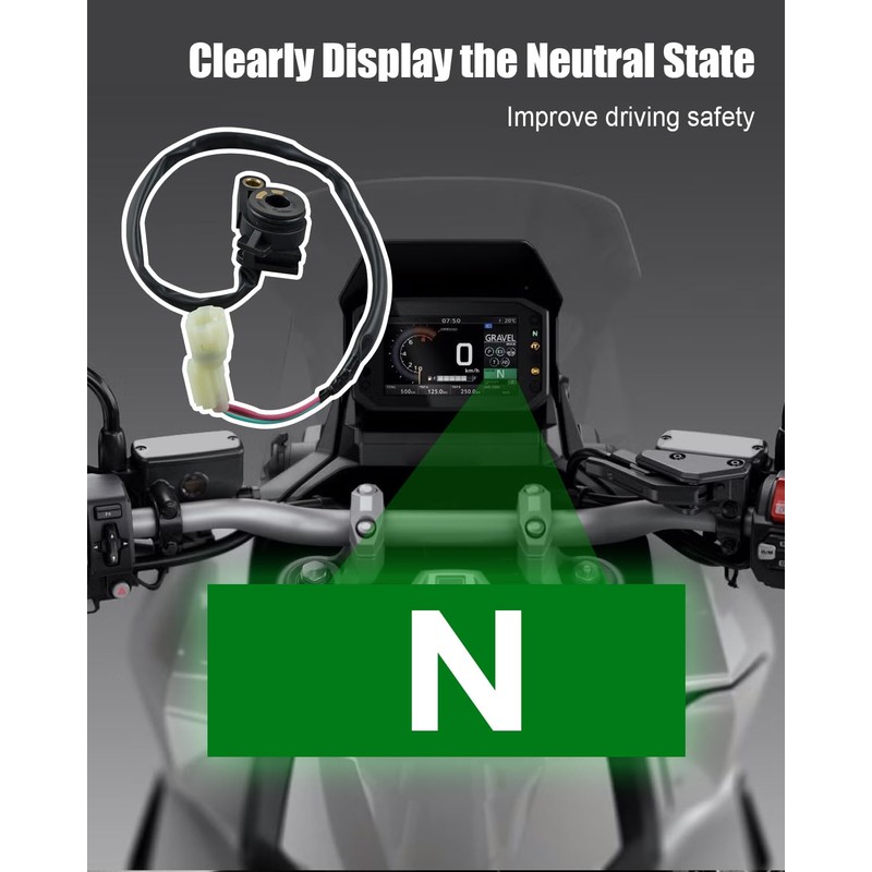 ULZOZN Neutral Switch Indicator Fit for Honda Sportrax 90 2006-2008