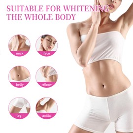 Whitening Cream,Aufhellende Feuchtigkeitscreme für Gesicht und Körper,Aufhellende Körpercreme,Skin Brightening Cream,Körperpflege-Creme für die Achselhöhlen,Aufhellende Körperlotion,30g*2pc
