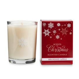 Scent Shop Botanicals - Candle for Home, Long Burning Perfumed Candle, Brandied Apple Scented Soy Blend Wax 7 oz. - Candle Gift