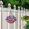 Zacool Vinyl Fence Hooks-4 Pack 5 x 10 Inches Heavy
