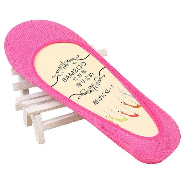 No Show Bamboo Socks for Women - 5 Pairs Ladies