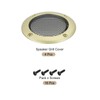 MECCANIXITY 4 Pcs 2inch Black Speaker Grill Mesh Metal Woofer