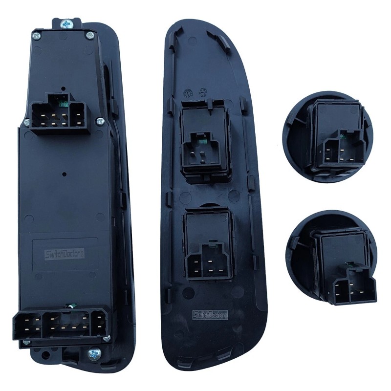 SWITCHDOCTOR Fully Assembled Window Switch set for 2002-2008 Dodge Ram