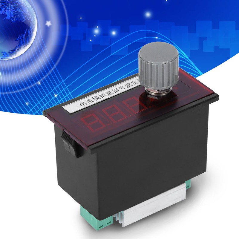 Digital Display Current Generator CS4100MA MultiTurn Potentiometer Adjustment with Large