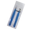 2 Pieces Diamond Grip Eyelash Tweezers Professional Set- COSSMOO Straight