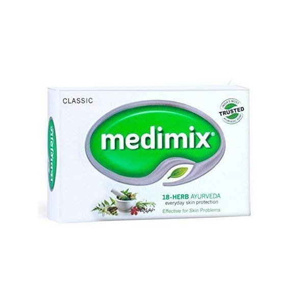 Medimix Real Ayurvedic Soap With 18 Herbs - 75 Gram (2.5 Ounce)