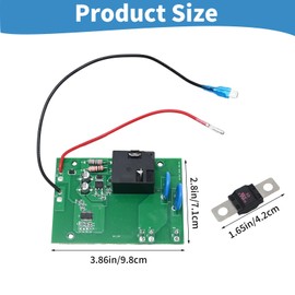 VIKKSAER Powerwise Charger Board, 36 Volt EZGO Charger Board, Power Control Board Replacement for Golf Cart Replaces#28667G01 28566G01 28566-G01 28566-G03 28126-G01 28667-G01 28126GO3