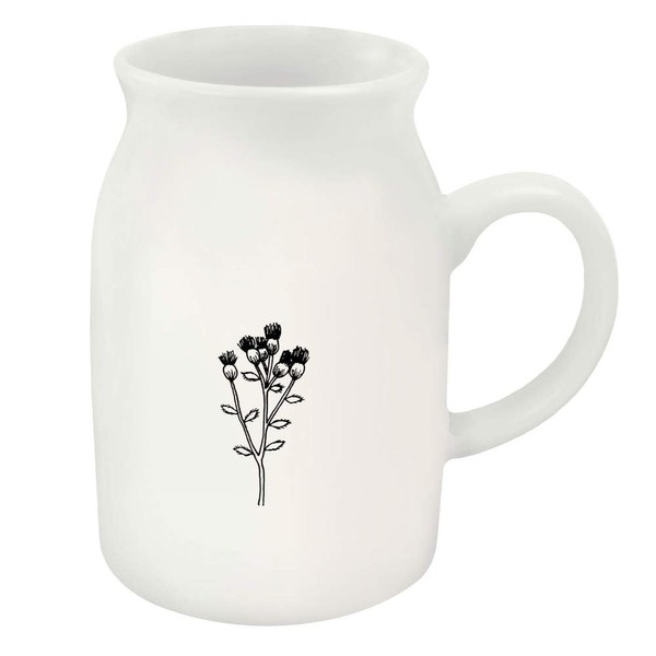 300ml 'Thistle Branch' Ceramic Milk Jug (MJ00005589)