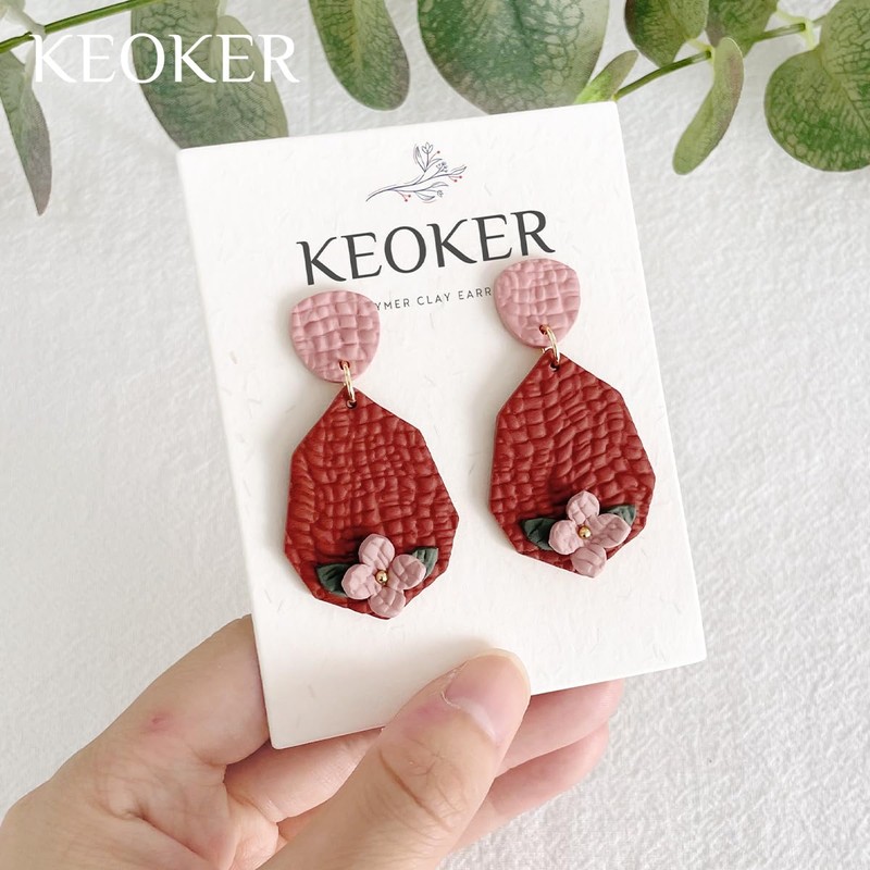 KEOKER Leather Texture Roller for Polymer Clay, Polymer Clay Texture