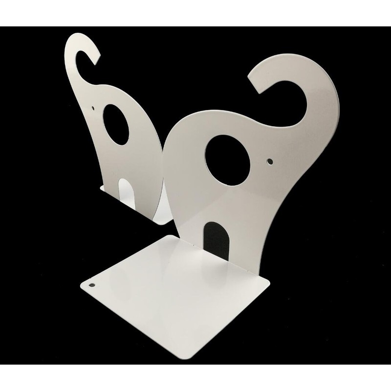 Cute Elephant Bookend for Kids, Metal Bookends, Bookends for Baby