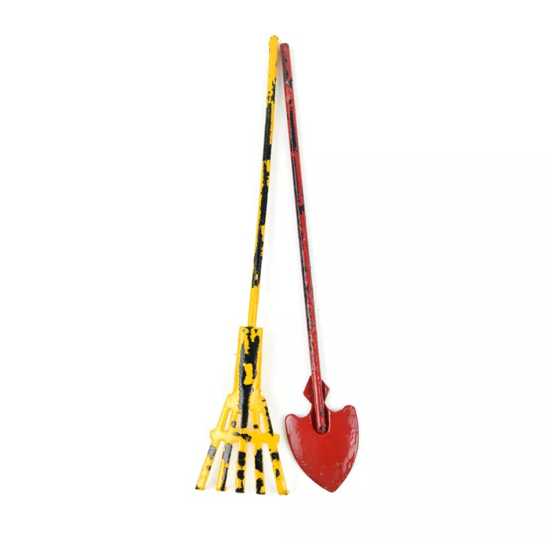 MDI Shovel and Rake, 5.5" x 1" - Metal -