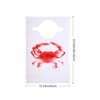 iplusmile Pack of 100 Disposable Apron Lobster Bibs in Restaurant