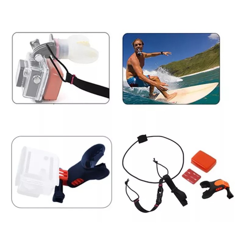 Estuchelandia Kit Soporte Boca Para Gopro 11 Dji Action4 Insta360