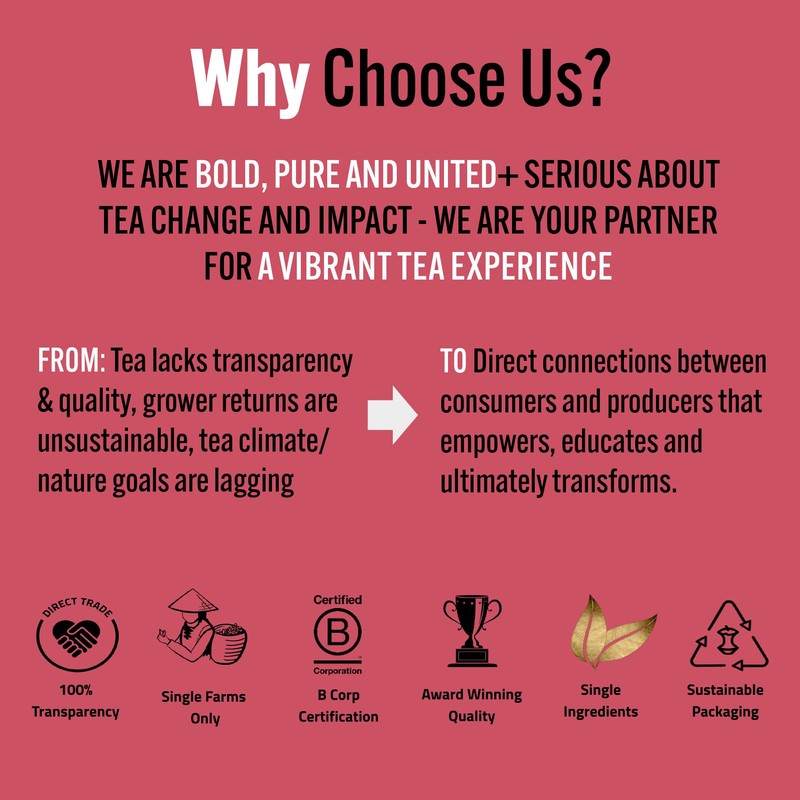 Tea Rebellion | Handpicked Red Hibiscus Herbal Tea | Fair