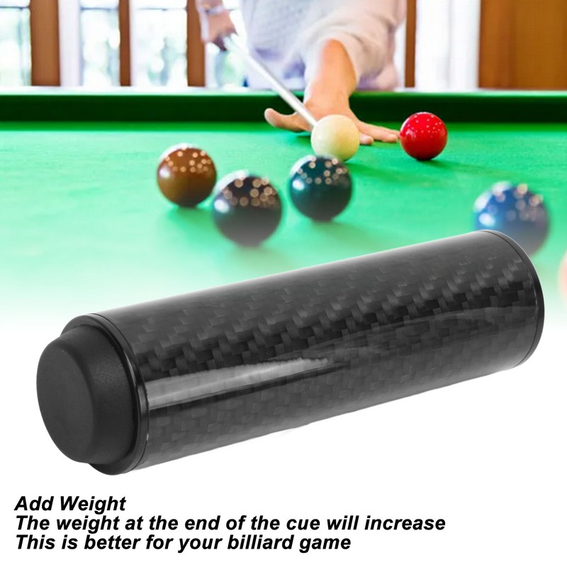 Pool Cue Extension Carbon Fiber Tube Professional Billiard Cue Extender