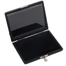 Saxophone Clarinet Reed Case PU Leather Cover Reed Storage Bag with Slots for 6 Reeds Black Case for Saxophone Reeds