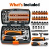 38-in-1 Ratchet Screwdriver Set – Labor-Saving Multipurpose Hand Tool Kit