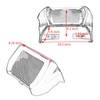 HDBUBALUS Motorcycle Oil Cooler Cover Case with Bracket Fit for