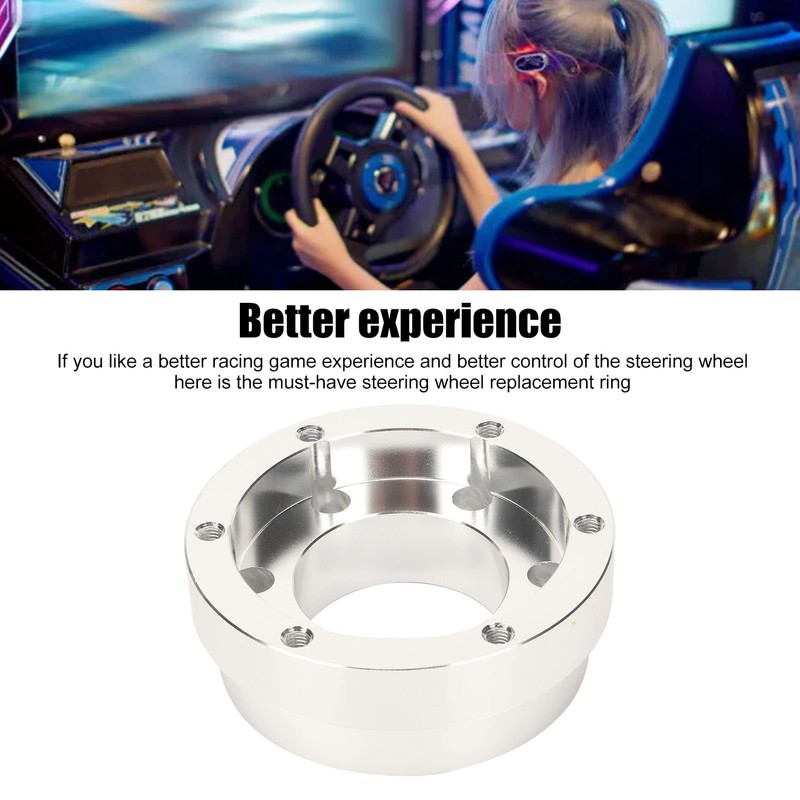 2.76in Steering Wheel Adapter Plate for 13-14inch PCD Steering Wheels,