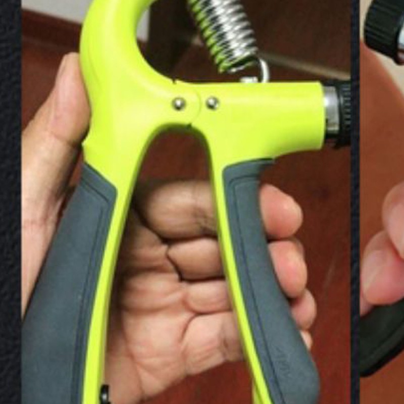 Grip Strength Trainer with Counter Adjustable Strength Electronic Hand Grip