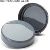 Stay-Fresh Resealable Cup Lids & Flip Top to-go Lid -