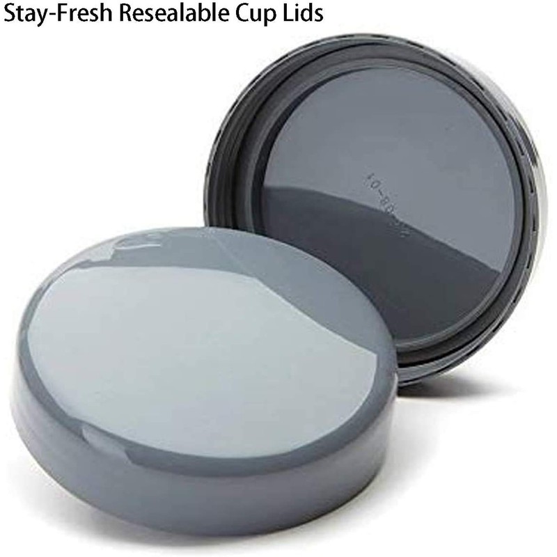 Stay-Fresh Resealable Cup Lids & Flip Top to-go Lid -