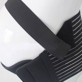 Adjustable All-Season Multipurpose Waist & Pelvis Support Belt for Sports, Exercise & Rehabilitation SIS-792 Belly Support Belt/Black/XL 3ea