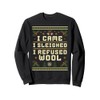 I Refused Wool Funny Xmas Ugly Sweater Holiday Sweatshirt