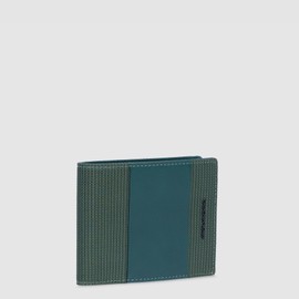 Piquadro Mens Wallet with Wallet Unisex Fabric / Bio-Based Material, Green, casual