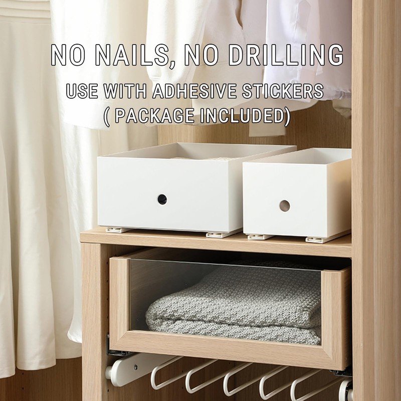 Adhesive Drawer Slides Pull Out Shelf Hardware Adhesive Sliders for