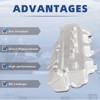 MITZONE Upgrade Aluminum Valve Covers Left and Right Compatible with