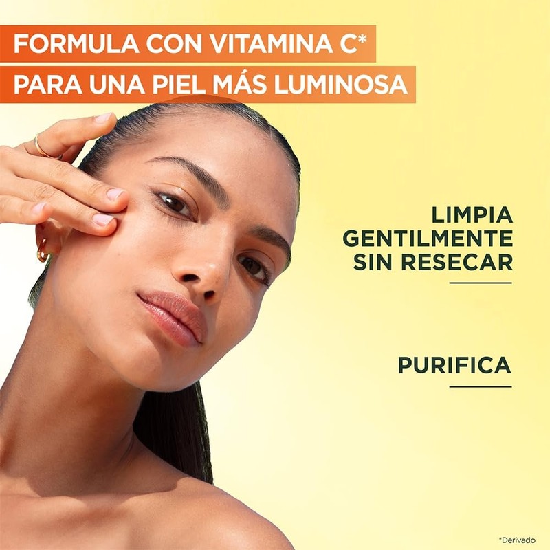 Gel de Limpieza Garnier Express Aclara efecto hidratante Vitamina C