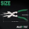INJOYTEC 8-Inch MIG Welding Pliers Nozzle Cleaner Rounded Hammer Face