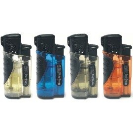 Eclipse Tri-Torch Lighter W/ Cigar Puncher - Clear