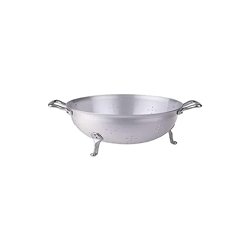 Pentole Agnelli Seiher mit 3 Füßen, aus BLTF-Aluminium, mit 2