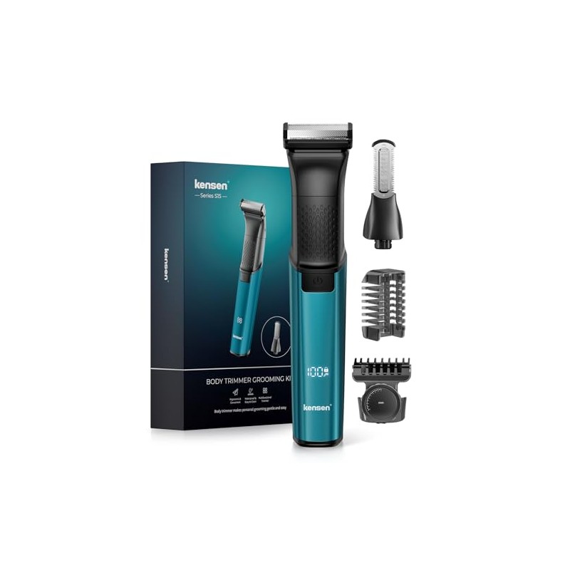 kensen Men's Intimate Shaver, Men's Intimate Area, 2-in-1 Body Shaver,